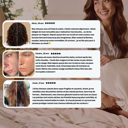 Coffret Rituel Nuit Luneea – Taie, Masque & Chouchou